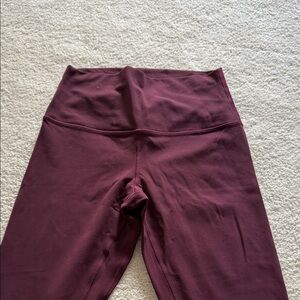 lululemon athletica Burgundy Leggings